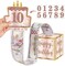 Happy Birthday Money Gift Box with DIY Stickers for Any Age - Pink Rose Gold Surprise Birthday Party Cash Gift Box with Pull Out Card for Women Girls - A Fun Way to Present Cash as Gifts